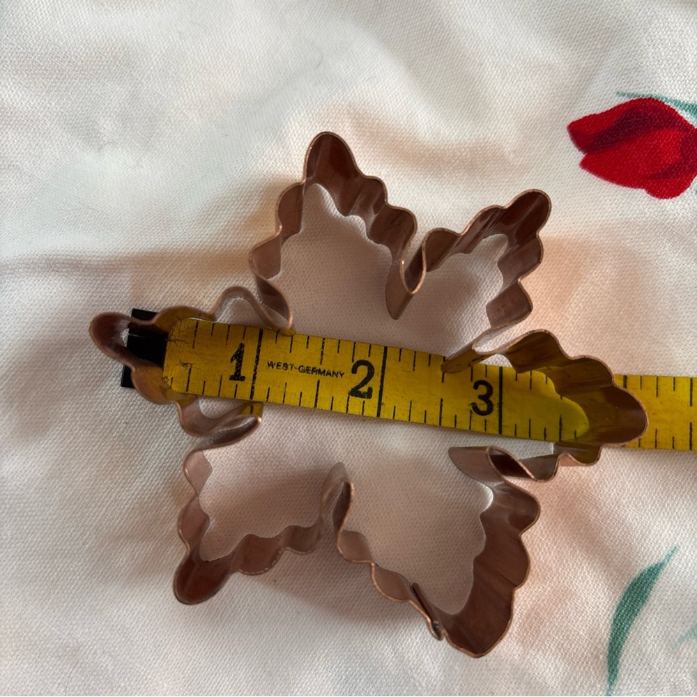 Christmas cookie cutters Lot 9 Large Vintage Heavyweight Copper Cookie Cutters - Picture 11 of 16
